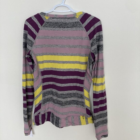Lululemon Women's Race Your Pace Stripe Berry Yum Yum Sz 10 - Picture 3 of 7